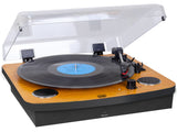 TREVI TT 1022 BT - Mesa GIRATORIA ESTÉREO Retro Bluetooth ESTÉREO, Madera