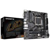 GIGABYTE A620M S2H Placa Base - Soporta CPUs AMD Ryzen 8000, VRM Digital de 5+2+2 Fases, hasta 7200MHz DDR5 (OC), 1xPCIe 4.0 M.2, LAN GbE, USB 3.2 Gen 1