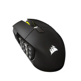 CORSAIR SCIMITAR ELITE WIRELESS SE MMO Ratón para Juegos – 33,000 DPI, 16 Botones Programables, Key Slider Ajustable, Elgato Virtual Stream Deck, 1K Hyper-Polling - PC, PS5, PS4, Xbox, Mac – Gunmetal