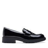 Clarks Orinoco2 Penny, Zapatos de Cordones Unisex Adulto, Black Pat, 41.5 EU