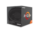 AMD Ryzen 7 2700 - Procesador con disipador de calor Wraith Spire LED (20 MB, 8 núcleos, velocidad de 4.10 GhZ, 65 W)