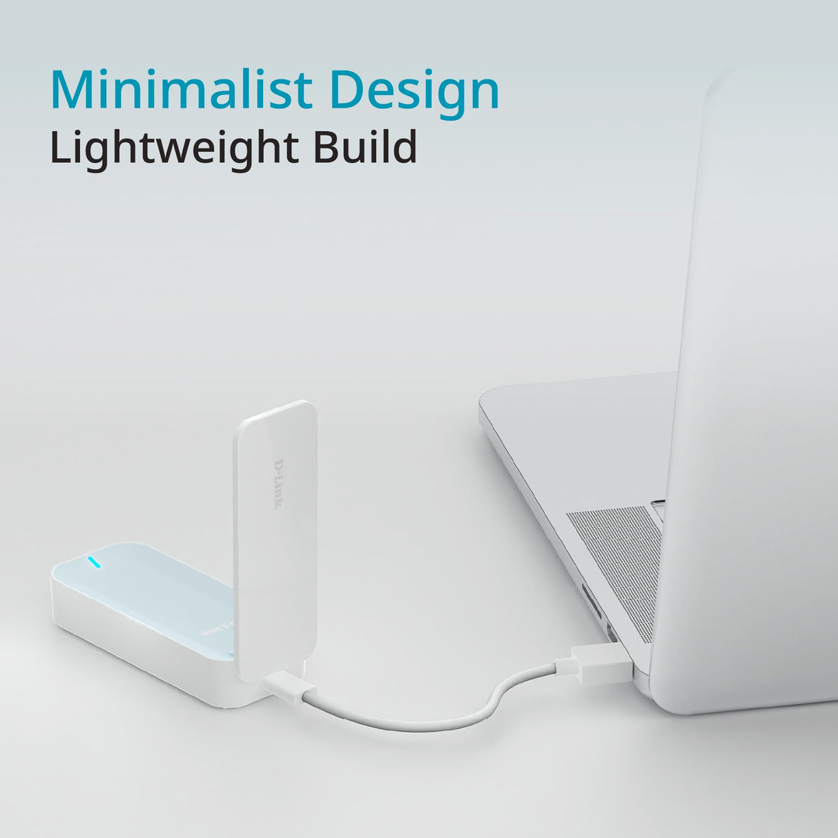 D-Link D501 Adaptador USB 5G NR – Internet móvil 5G/4G LTE ultrarrápido, Plug & Play, USB-C, Antena Plegable, Nano SIM, Compatible con Windows/macOS/Linux