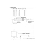 EUR 35. Equipo de Ósmosis Inversa Doméstica de 5 Etapas. Fácil Instalación y cambio de Filtros. Colocación bajo encimera. Incluye Filtros, Membrana y Post Filtro. Bbagua.