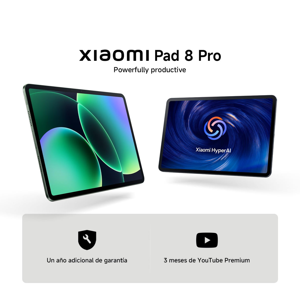 XIAOMI Pad 8 Pro Matte Glass - Tablet de 11.2" 3.2K (Snapdragon 8 Elite, 12GB de RAM, 512GB de ROM, WiFi 7, batería de 9200 mAh, 1 año de garantía Extra, Cargador no Incluido), Gris (Versión ES)
