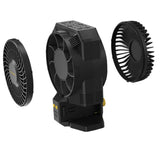 Nitecore CineWind CW30 - Ventilador de Pelo portátil para Estudio, Velocidad del Viento de 46 km/h, con 10 Niveles de Viento Ajustables, Alimentado por baterías NP-F, Interfaz de expansión versátil,