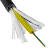 BeMatik - Bobina de Fibra óptica 9/125 monomodo 6 Fibras Exterior de 100 m OS2