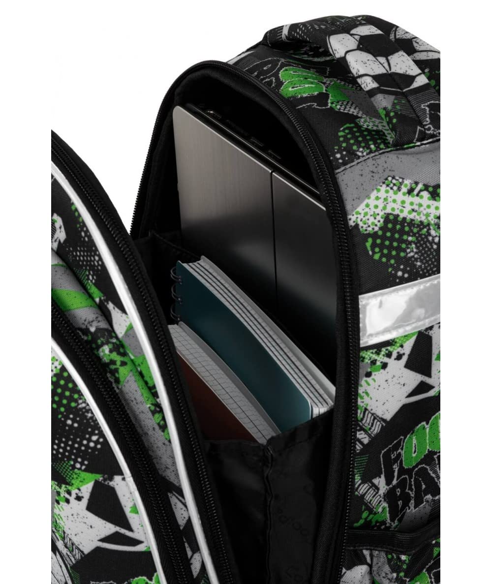 Coolpack F015674, Mochila escolar TURTLE LET`S GOL, Multicolor