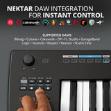 Nektar Impact GXP61 - Teclado controlador MIDI USB con integración Nektar DAW