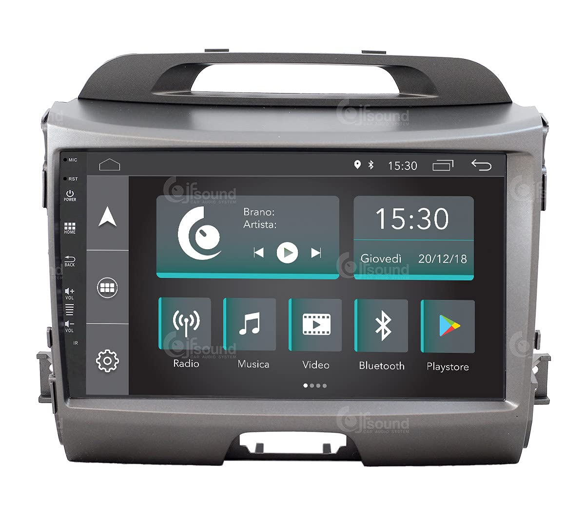 Radio de Coche Personalizada Kia Sportage Android GPS Bluetooth WiFi Dab USB Full HD Touchscreen Display 9”
