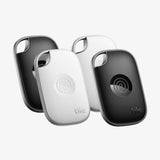Tile by Life360 Pro - Localizador Bluetooth Potente, localizador de Llaves y localizador de Objetos para Llaves, Bolsos y Mucho más. Compatible con iOS y Android. Paquete de 4 (Negro/Blanco)