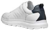 Geox U SPHERICA B, Zapatillas Hombre, White/Dk Navy, 43 EU