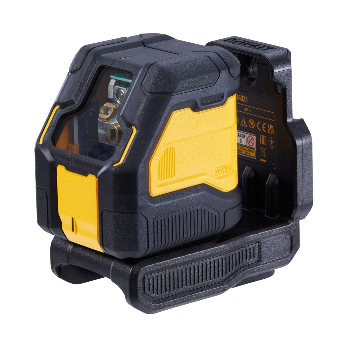 DEWALT DCLE34021N-XJ - Kit de Láser de Línea Cruzada Compacto con Haz Verde, Sin batería/cargador