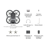 DJI Avata - Dron cuadricóptero con vista en primera persona y vídeo 4K estabilizado, FOV de 155°, protectores de hélices integrados, transmisión HD con baja latencia, freno de emergencia