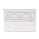 Samsung EF-DX725 - Funda para Tablet Galaxy Tab S9 FE, con Teclado QWERTY y botón AI, diseño Delgado, Color Blanco