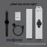 Samsung Galaxy Watch6 Classic Bluetooth, 43 mm + Correa de recambio - Smartwatch, Control de Salud, Seguimiento Deportivo, Batería de Carga Rápida, Negro (Versión Española)