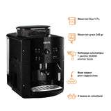 Krups YY8125FD - Máquina espresso, automática, de café molido, 1400 W, 1.6 L, negro