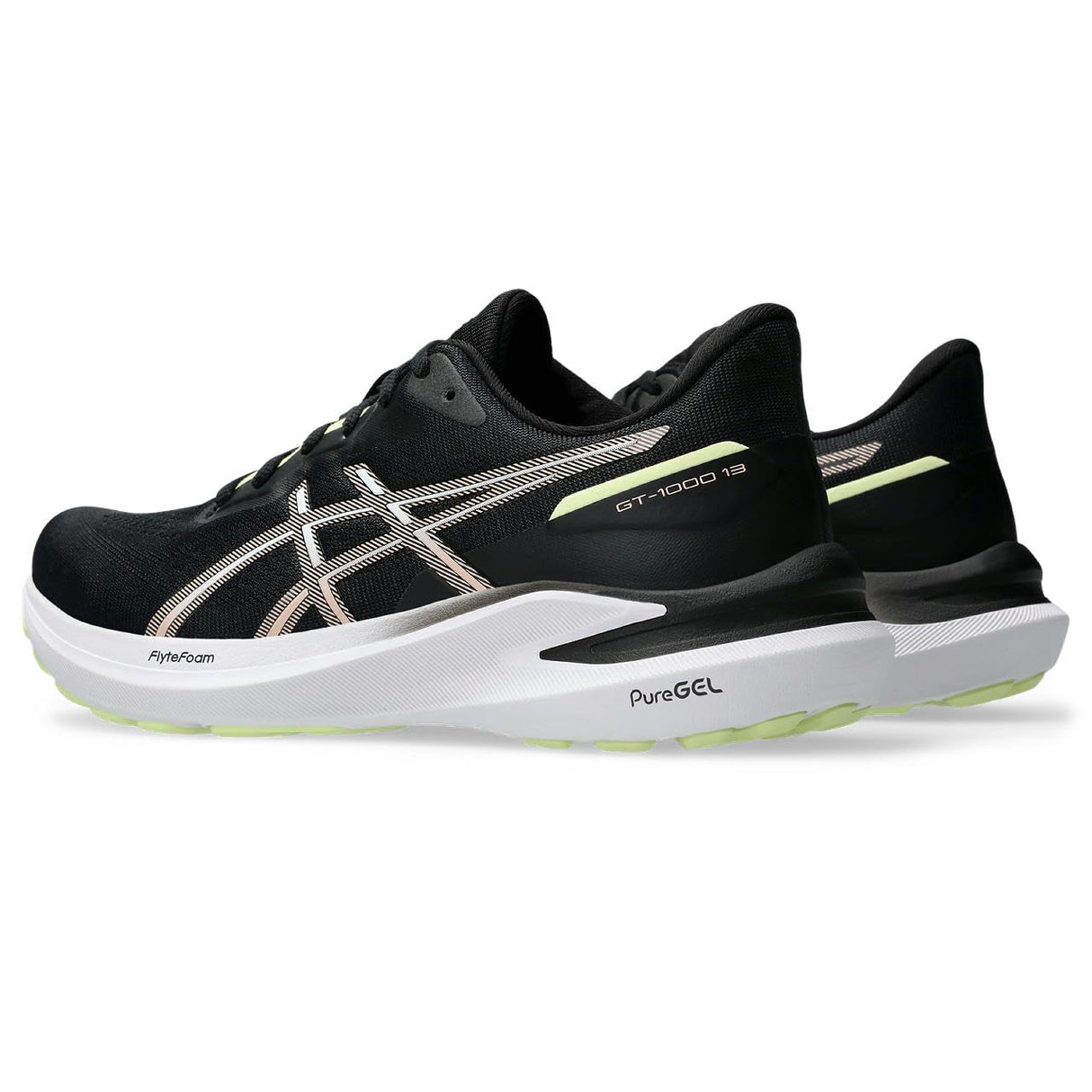 ASICS GT-1000 13, Sneaker Mujer, Negro/Brisa, 39 EU