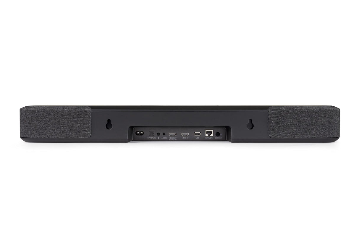 Denon Home Sound Bar 550 - Barra de Sonido compacta para Cine en casa con Dolby Atmos, DTS:X, WLAN, Bluetooth, AirPlay 2, HEOS Built-in, HDMI eARC, 4K Ultra HD, Dolby Vision, HDR10