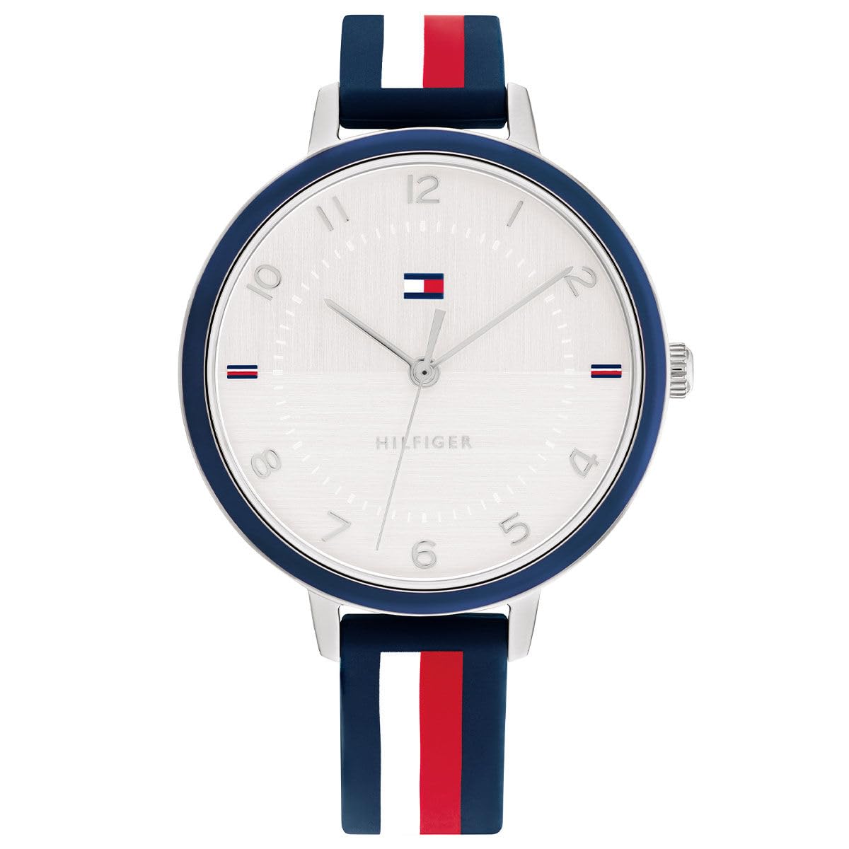 Tommy Hilfiger Reloj Analógico de Cuarzo para Mujer con Correa de Silicona Multicolor - 1782584