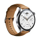 Xiaomi Watch S1 Pro Reloj Smartwatch Plata con Correa de Cuero Marrón