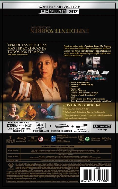 Expediente Warren (4k UHD + Blu-ray) (UCE - Ed. Especial metálica) [Blu-ray]