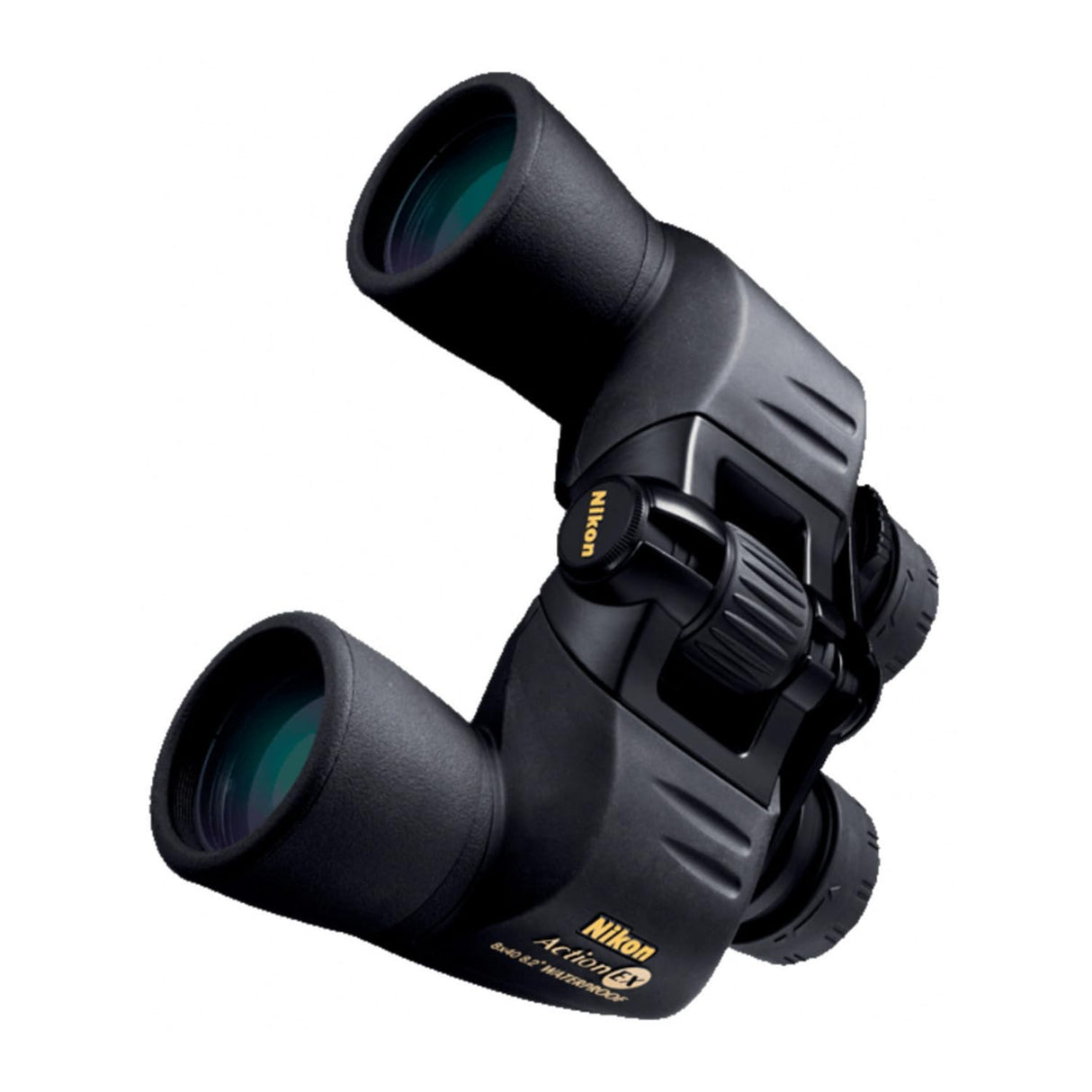 Nikon Action EX 8X40 CF - Prismáticos (8 x 40, Prisma de porro, Amplio Campo de visión, Resistentes al Agua), Color Negro