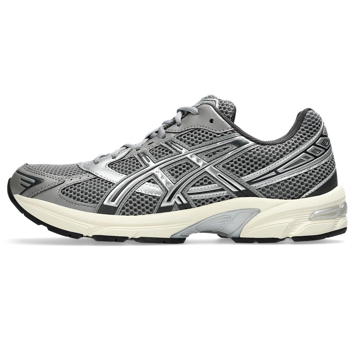 Asics GEL-1130, Sneaker Hombre, Gris Arcilla y Plateado, 41.5 EU