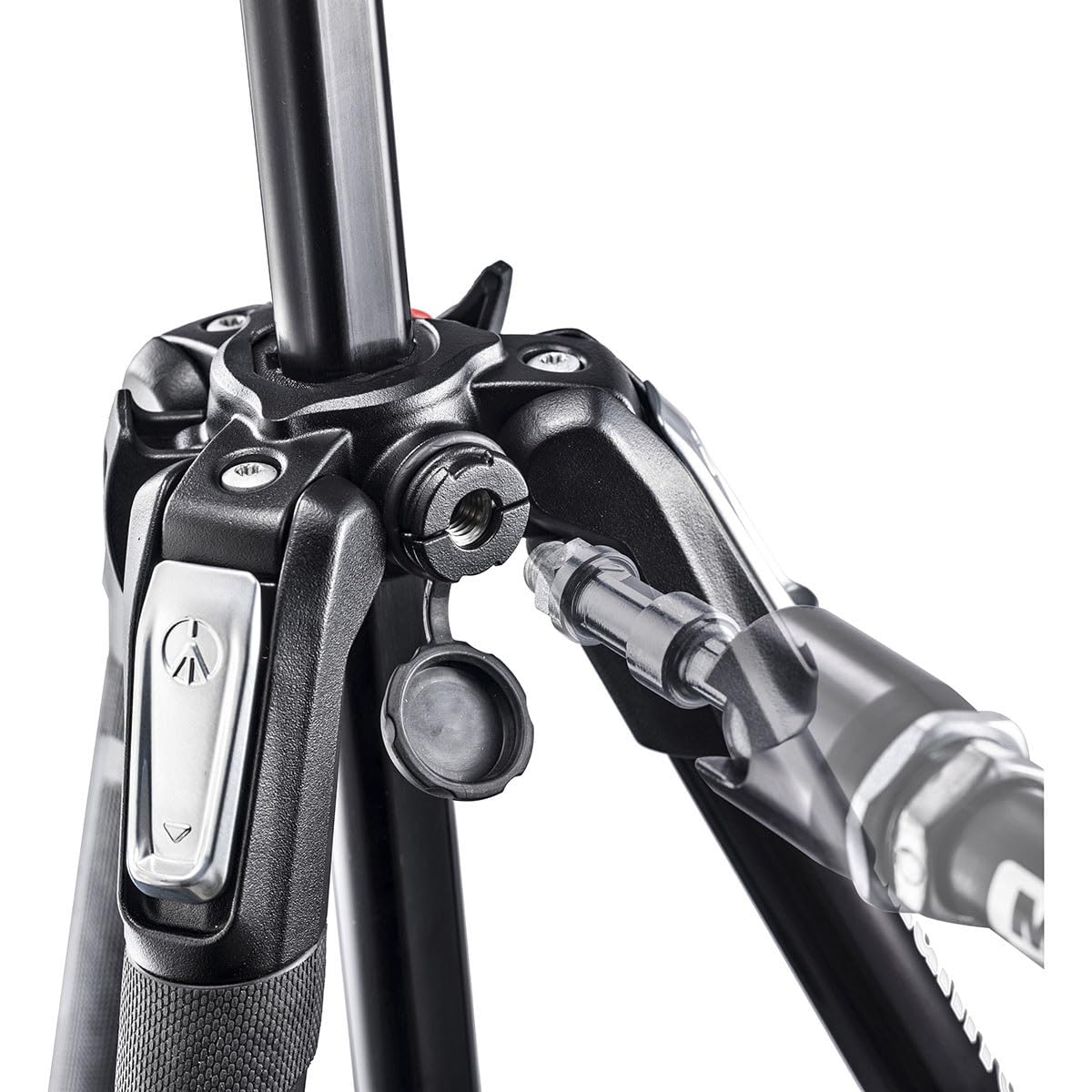 Manfrotto 190X - Kit trípode y rótula 2 Way fluida, 3 Secciones, Aluminio