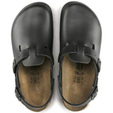 Birkenstock - Zuecos de Cuero Unisex, Color Negro, Talla 41