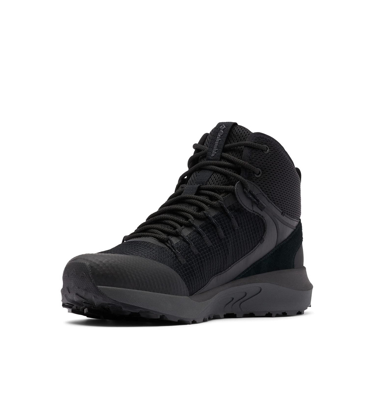 Columbia Trailstorm Mid Waterproof Botas Montaña De Senderismo Y Trekking para Hombre, Negro (Black x Dark Grey), 45 EU