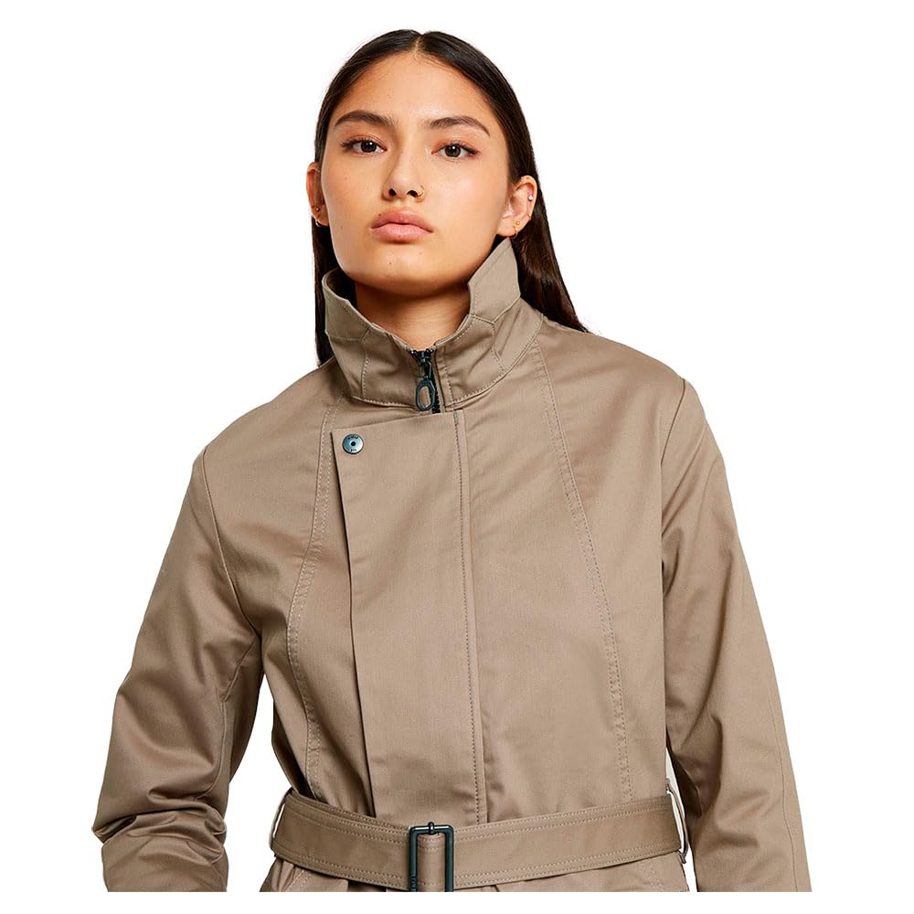 G-STAR Para Mujer Gabardina corta, Beige (taupe gray D25991-D715-G995), L