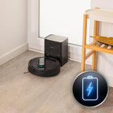 Cecotec Robot Aspirador y Base Autovaciado Conga 7690 Immortal MAX Home M, Navegación Laser, Succión 5000 Pa, hasta 220min Autonomía, Base, 2,5L, Control App, 4en1 Barre, aspira, friega y Pasa mopa
