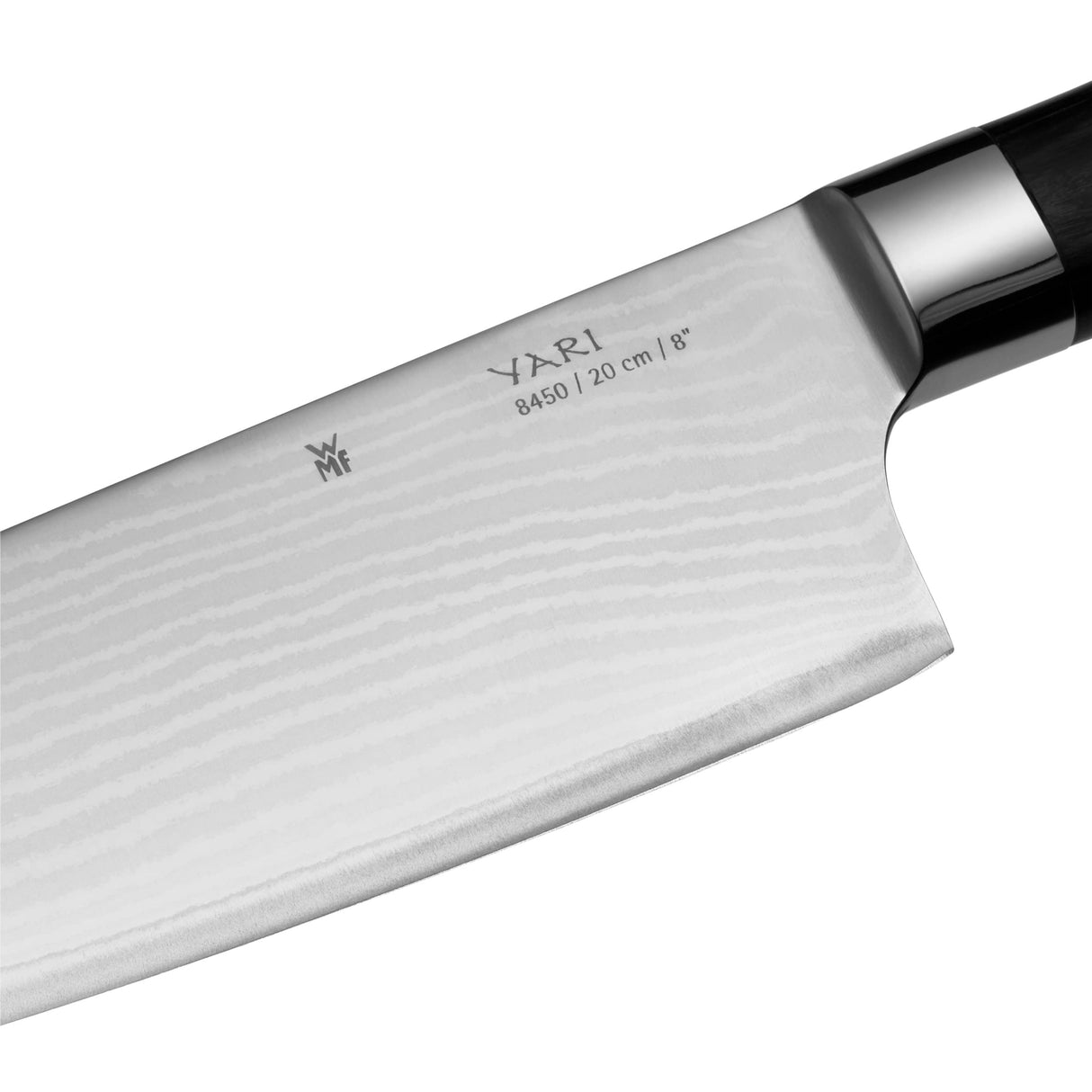WMF Yari Cuchillo Santoku, Acero Inoxidable, Negro