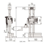 Mitutoyo – 192 – 664 – 10 salida de datos Digimatic Medidor de altura con RCP, multifunción tipo, 0 MM-600 mm gama