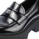 HUGO Kris_Loafer_BRPU, Mocasines Planos Mujer, Black, 41 EU