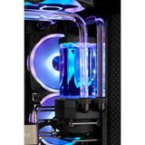 Corsair Hydro X Series iCUE XH305i RGB PRO Kit de Refrigeración Personalizada (Circuito Refrigeración para CPU, Bloque de Refrigeración Líquida CPU, Pack Bomba/Depósito D5, 3 Ventiladores RGB) Blanco