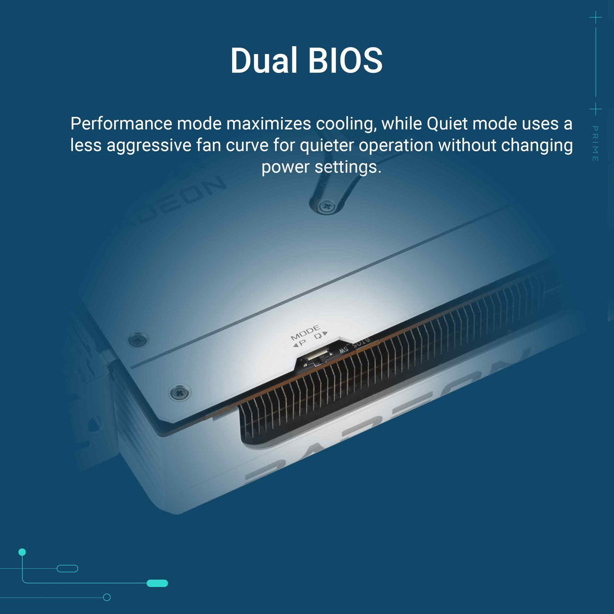 ASUS Prime Radeon RX 9070 XT 16GB GDDR6 White OC Edition - Tarjeta gráfica (PCIe 5.0, HDMI/DP 2.1, diseño de 2,5 Ranuras, Ventiladores Axial-Tech, rodamientos de Bolas Dobles, Dual BIOS, GPU Guard)