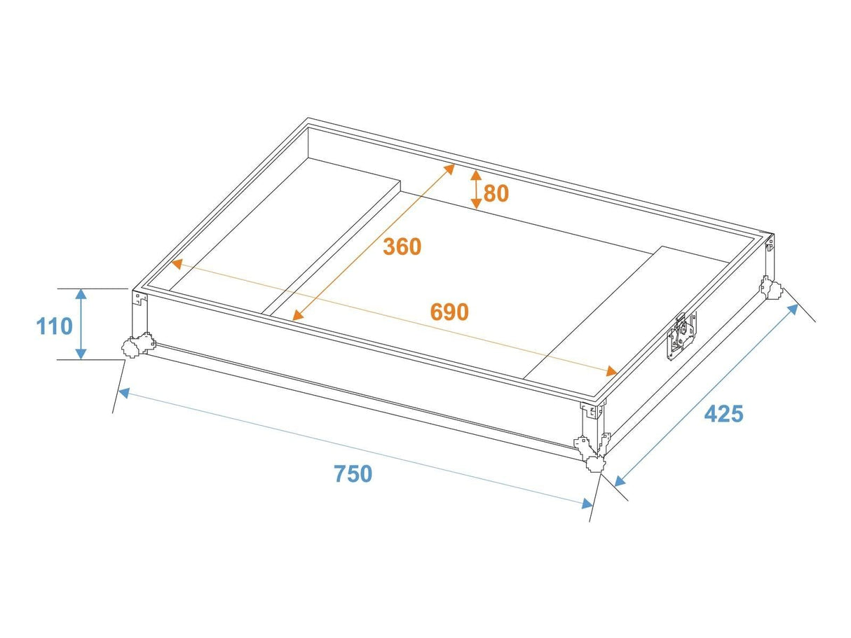 Antari 51702665 Flightcase para Ice-100 / Ice-101, Multicolor, Talla única