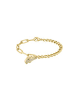Lacoste Pulsera de cadena para Mujer Colección CROCODILE con cristales - 2040147