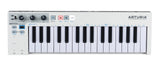 Arturia - KeyStep - Controlador MIDI Portable, Secuenciador y Arpegiador - 32 Slimkeys, Secuenciador Polifónico de 8 Memorias, Arpegiador de 8 Modos, Compatible con CV - Blanco