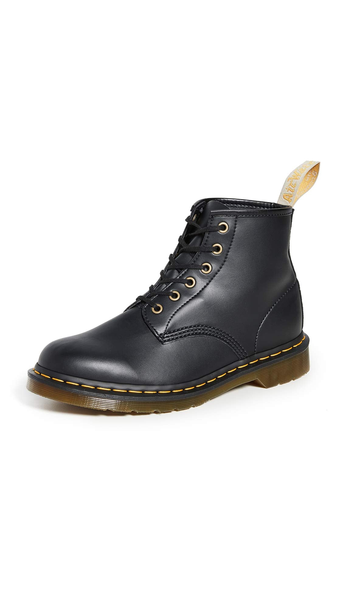 Dr. Martens Vegan 101, bovver, Winter Boots Mujer, Black, 39 EU