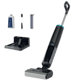 Hoover HW3 - Aspirador y fregasuelos inalámbrico 2 en 1 seco y húmedo - para Suelos delicados y Duros - 40 min autonomía - Anti-Twist - Autolimpieza Aire frío - Limpieza Bordes Bilateral [HW3Z00]