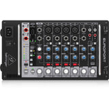 Behringer EUROPORT EPS500MP3 Sistema de megafonía portátil ultracompacto de 500 vatios y 8 canales con reproductor de MP3, reverberación y opción inalámbrica