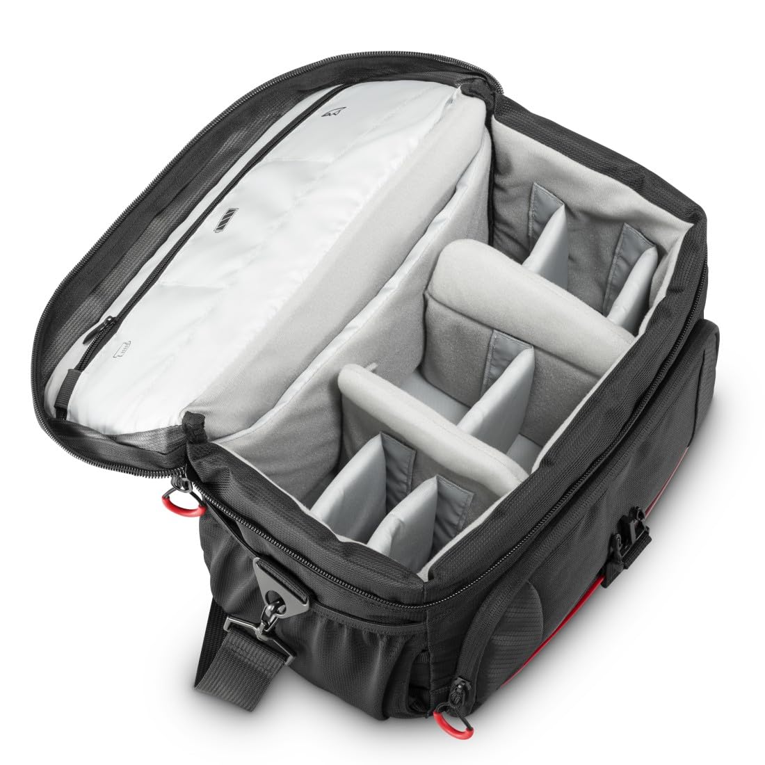 Hama Phoenix 170 - Funda para cámara fotográfica, Color Negro, Rojo, Moderno