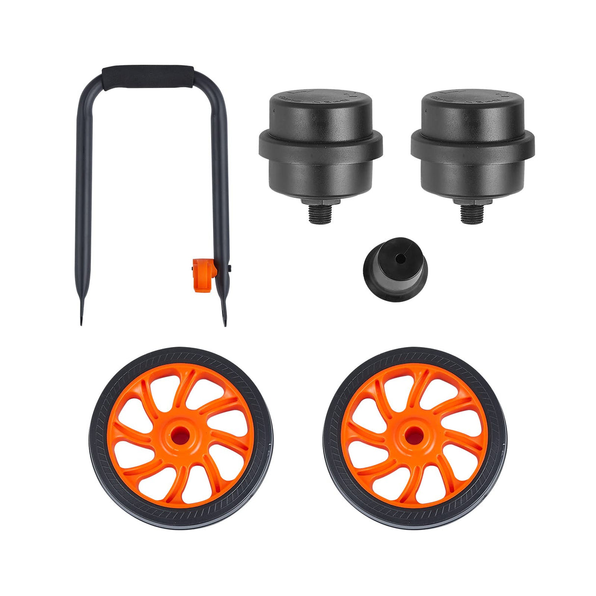 VEVOR Compresor de Aire Silencioso de 24L Compresor de Aire sin Aceite 1450W 2 CV Presión Máxima de 3,5 Mpa Motor sin Aceite 70dB para Reparación de Automóviles Inflado de Neumáticos Pintura a Pistola