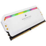 Corsair Dominator Platinum RGB 32 GB DDR4 3200MHz C16, AMD Optimizado LED RGB Memoria de Sobremesa Rendimiento de Alta, Respuesta Ajustados, 12 Direccionables CAPELLIX Leds RGB, 4 x 8 GB, Blanco