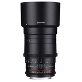Samyang F1312206101 - Objetivo para vídeo VDSLR para Sony E (Distancia Focal Fija 135mm, Apertura T2.2-22 ED UMC, diámetro Filtro: 77mm), Negro