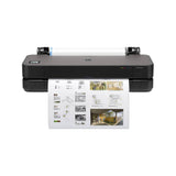 HP DesignJet T230 de 61 cm (5HB07D), Impresora de Gran Formato, Plotter, Estándar A4-A1, 68 Impresiones A1/h, Wi-Fi, Ethernet, USB, 2400x1200 dpi, Metal Reciclado, Garantía de 1 Año, HP Click, Negro