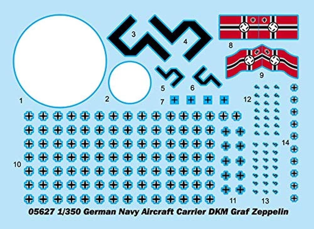 Trumpeter Conde, Maqueta de aviación Alemana Navy Carrier DKM GRAF Zeppelin, Multicolor, Medio (05627)