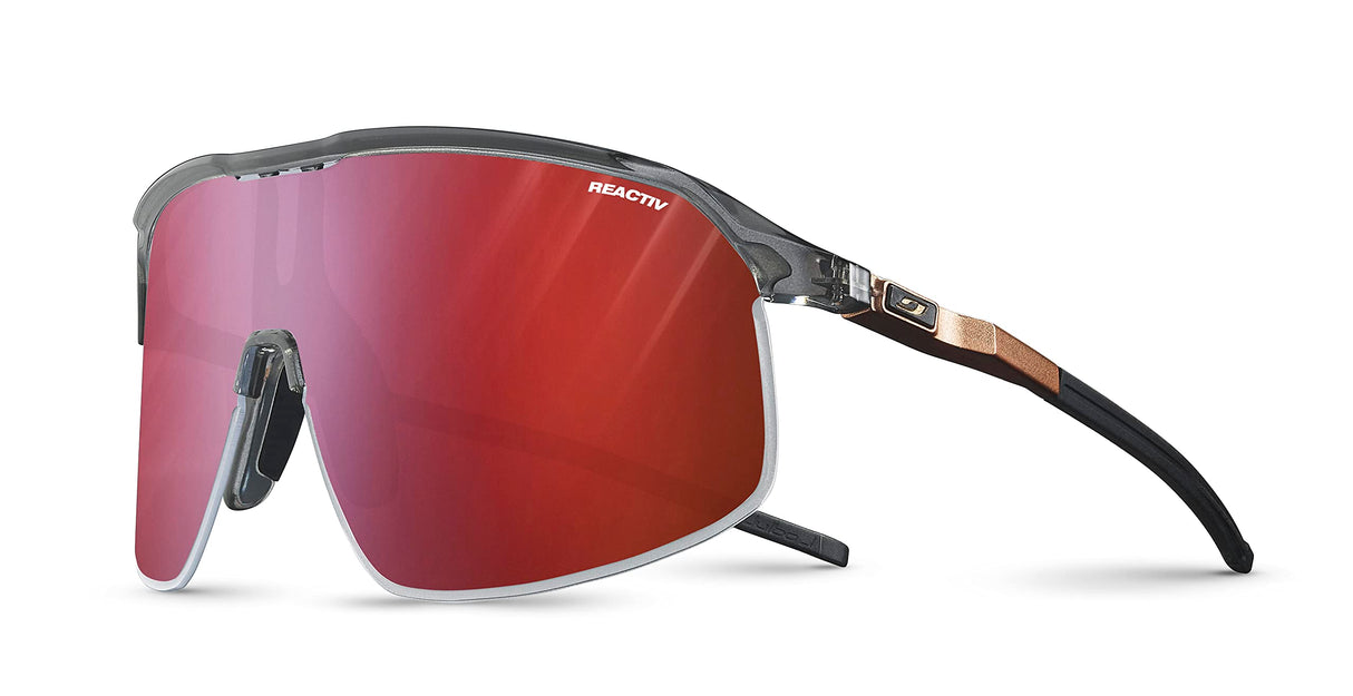 Julbo Density Gafas DE Sol, Negro Translu/Cuivre, L Unisex Adulto